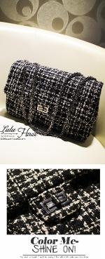 หมดค่ะ กระเป๋าLuluhouse รุ่น L118-01BW กระเป๋าสไตล์เกาหลี ของแท้ 100%